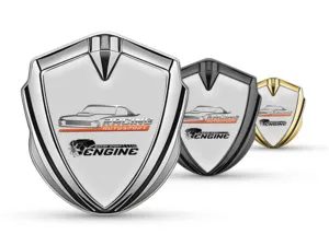Badge Auto Metalliche Disegno Max Stile Corse